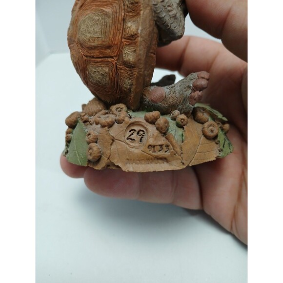Tim Wolfe "Snappy" Tortoise Figurine #29 Signed 1996 Cairn Vintage Collectibles - Picture 5 of 9